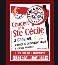 Gabarret - Concert de la Ste Cécile - 16 Décembre