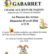 Gabarret - Chasse aux oeufs de Pâques - 5 Avril
