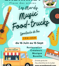 Gabarret - Les mardis Music' & Foodtrucks - 16 Juin au 15 Septembre