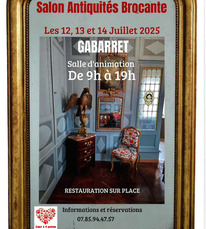 Gabarret - Salon Antiquités Brocante - 12 au 14 Juillet