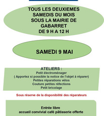 Gabarret - Repair café - 9 Mai