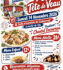 Gabarret - Repas tête de veau - 14 Novembre