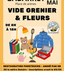 Gabarret - Vide grenier & fleurs - 10 Mai