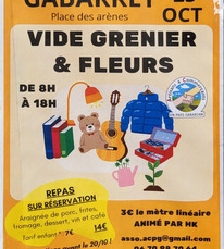 Gabarret - Vide grenier & fleurs - 25 Octobre