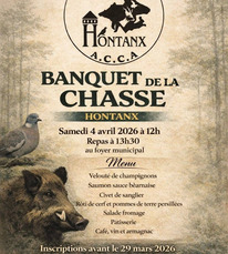Hontanx - Banquet de la chasse - 4 Avril
