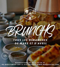 Hontanx - Brunchs dominicaux - Mars & Avril