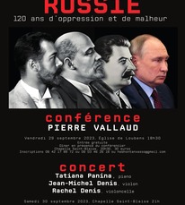 Hontanx - Conférence Russie 120 ans d'oppression et de malheur - 29 Septembre