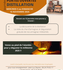 Hontanx - Distillation au Domaine du Martin - 5 au 16 Novembre