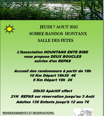 Hontanx - Soirée randos - 7 Août