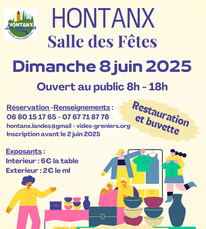 Hontanx - Vide greniers - 8 Juin