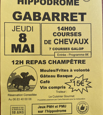 courses chevaux - 8mai - Gabarret