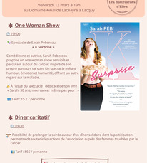 Lacquy - One woman show K Surprise - 13 Mars