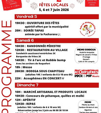 Lacquy - Fêtes locales - 5 au 7 Juin