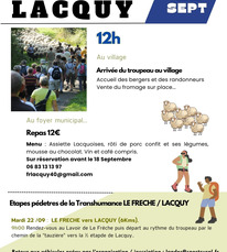 Lacquy - Route de la Transhumance - 22 Septembre