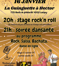 Lacquy - Stage & soirée Rock n'roll - 16 Janvier