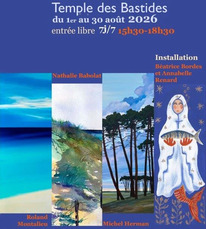 Labastide d'Armagnac - Exposition Entre ciel et océan - 1er au 30 Août