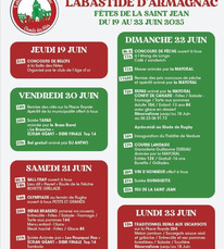 Labastide d'Armagnac - Fêtes de le St Jean - 19 au 23 Juin