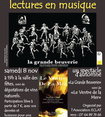 Labastide d'Armagnac - Lectures en musique - 8 Novembre