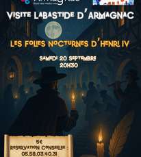 Labastide d'Armagnac - Les folies nocturnes d'Henri IV - 20 Septembre