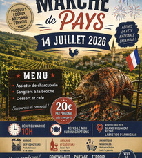 Labastide d'Armagnac - Marché de pays - 14 Juillet