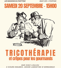 Labastide d'Armagnac - Tricothérapie & crêpes - 20 Septembre
