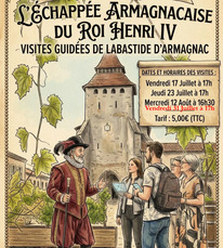 Labastide d'Armagnac - Visites guidées (rajout 31 Juillet) - Juillet & Août