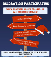 Lagrange - Décoration participative - 8 Novembre