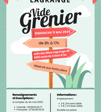 Lagrange - Vide grenier - 11 Mai