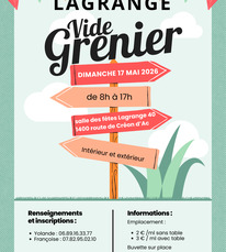 Lagrange - Vide grenier - 17 Mai