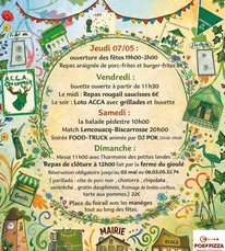 Lencouacq - Fêtes - 7 au 10 Mai