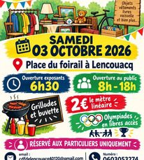 Lencouacq - Vide greniers - 3 Octobre