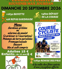 Losse - Course cycliste souvenir max jourdan - 20 Septembre