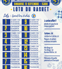 Losse - Loto du basket - 13 Septembre