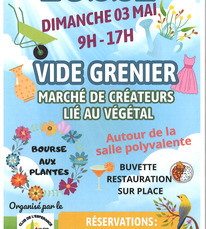 Losse - Vide grenier & Marché de créateurs lié au végétal - 3 Mai