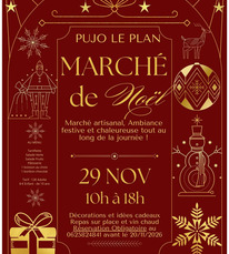 Pujo le Plan - Marché de Noël - 29 Novembre