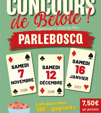 Parleboscq - Concours de belote - 7 Novembre