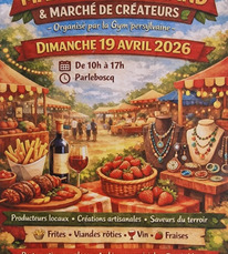 Parleboscq - Marché gourmand & Marché de créateurs - 19 Avril