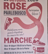 Parleboscq - Marche rose - 25 Octobre