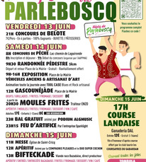 Parleboscq - Parleboscq en fêtes (Affiche) - 13 au 15 Juin