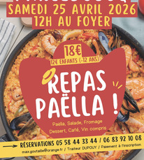 Parleboscq - Repas Paella - 25 Avril