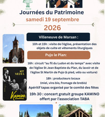 Pays villenevois - JEP - 19 Septembre