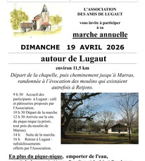 Retjons - Marche annuelle autour de Lugaut - 19 Avril