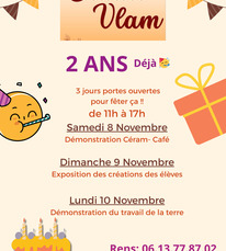 Roquefort - 2 ans Studio Vlam - 8 au 10 Novembre