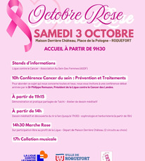 Roquefort - Octobre Rose - 3 Octobre