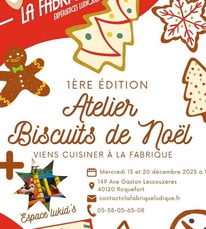 Roquefort - Atelier biscuits de Noël - 13 & 20 Décembre