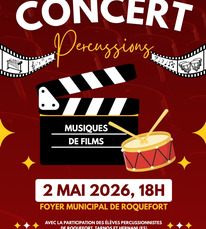 Roquefort - Concert percussions - 2 Mai
