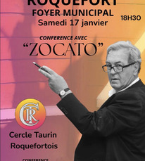 Roquefort - Conférence avec Zocato - 17 Janvier