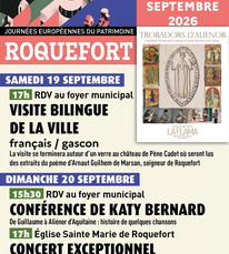 Roquefort - JEP - 19 & 20 Septembre