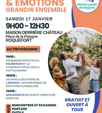 Roquefort - Parentalité & Émotions, grandir ensemble - 17 Janvier