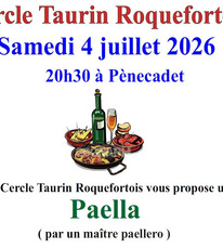 Roquefort - Repas Paëlla - 4 Juillet